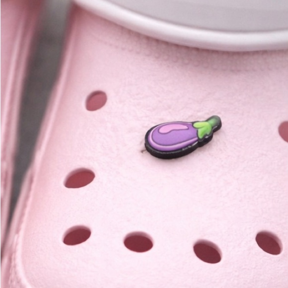 Eggplant Jibbitz